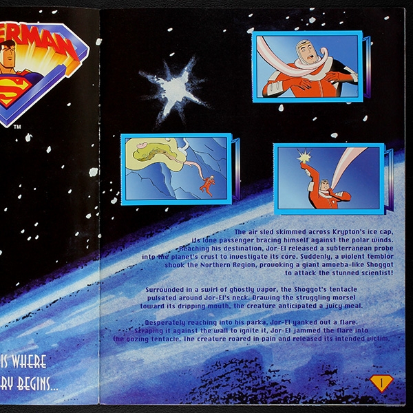 Superman SkyBox Sticker Album komplett