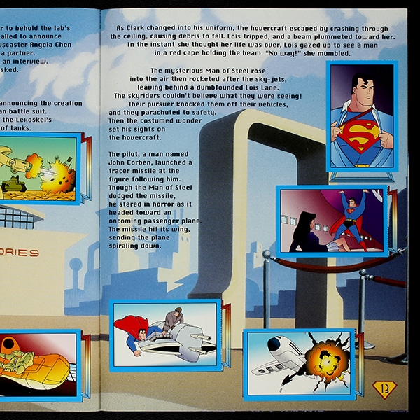 Superman SkyBox sticker album complete