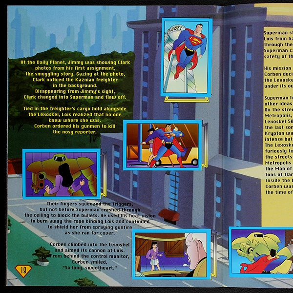 Superman SkyBox sticker album complete