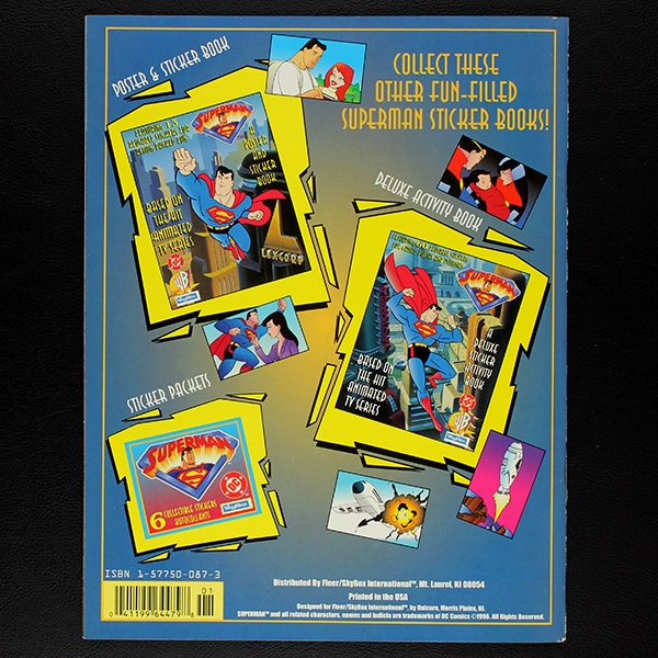 Superman SkyBox sticker album complete