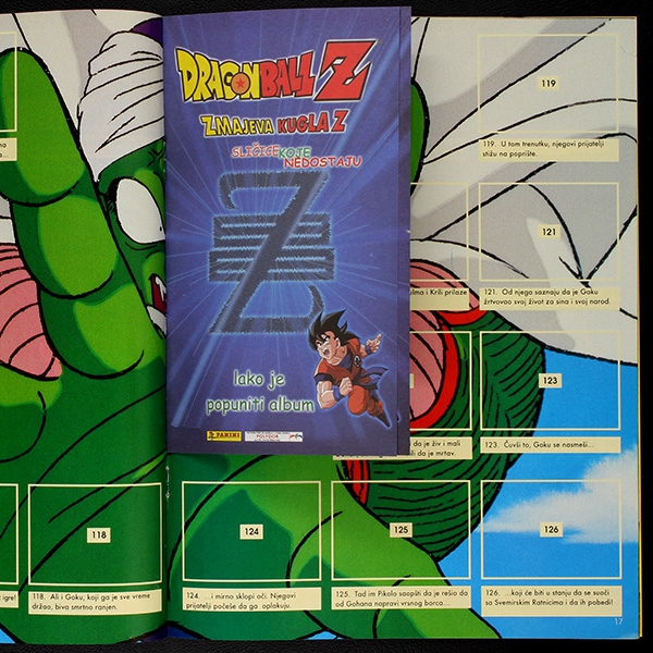 Dragon Ball Z Panini Sticker Leeralbum - SCG