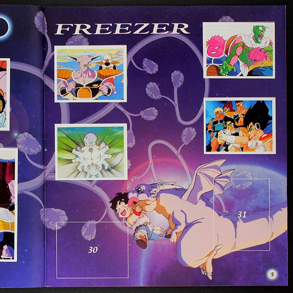 Dragon Ball Panini album with stickers - F