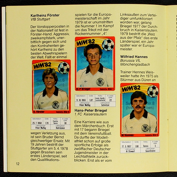 Espana 82 WM Ferrero sticker album complete