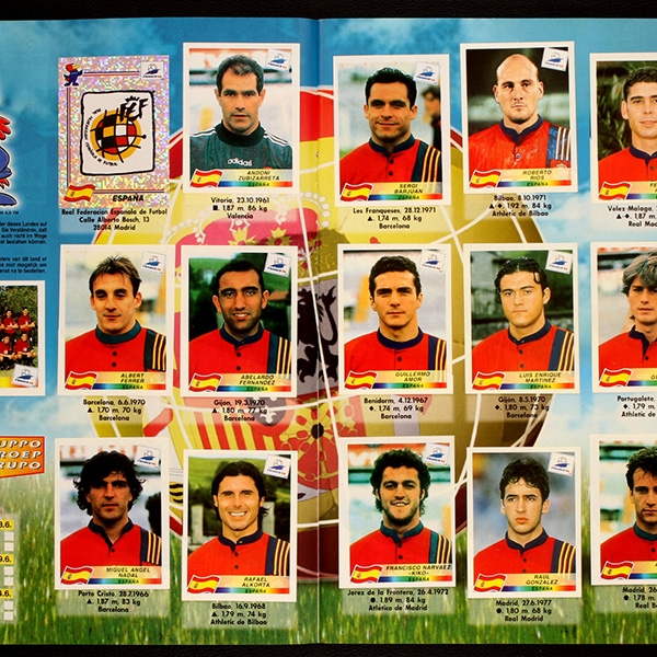 France 98 Panini Sticker Album komplett - Top