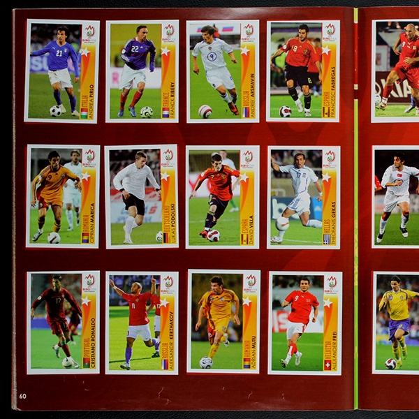 Euro 2008 Panini Sticker Album komplett mit update - Top