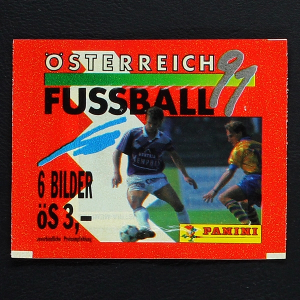 Fußball 91 Panini sticker bag - Austria Version