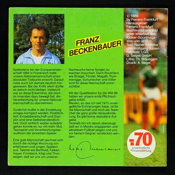 Mexico 86 Ferrero Sticker Album komplett