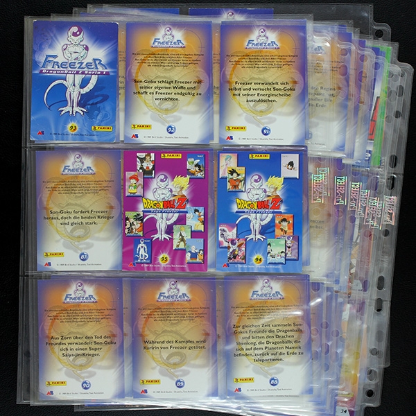 Dragon Ball Z Serie 1 Panini Trading Cards fast komplett -11