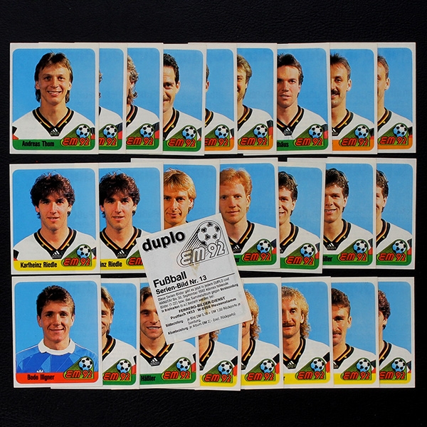 Euro 92 Ferrero 24 Sticker - Duplo Version