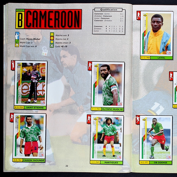 USA 94 Upper Deck sticker album complete