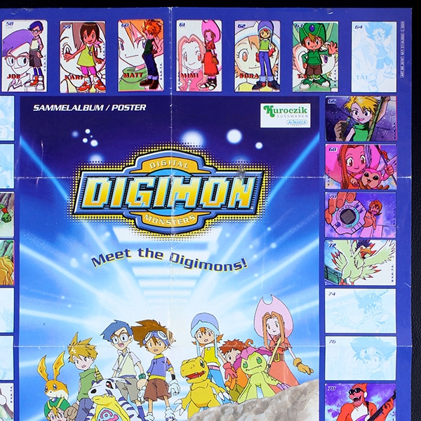 Digimon Kuroczik Sticker Folder - Kaugummi Bilder