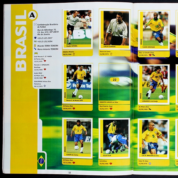 France 98 DS Sticker Album teilgefüllt -60