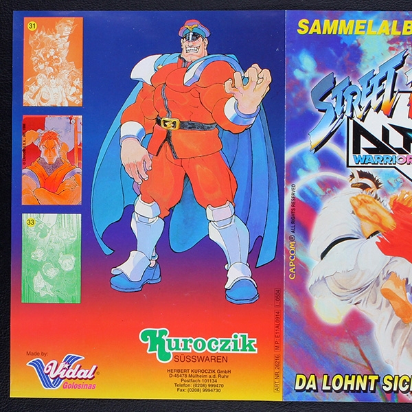 Street Fighter Kuroczik sticker Folder - Bubble Gum -14