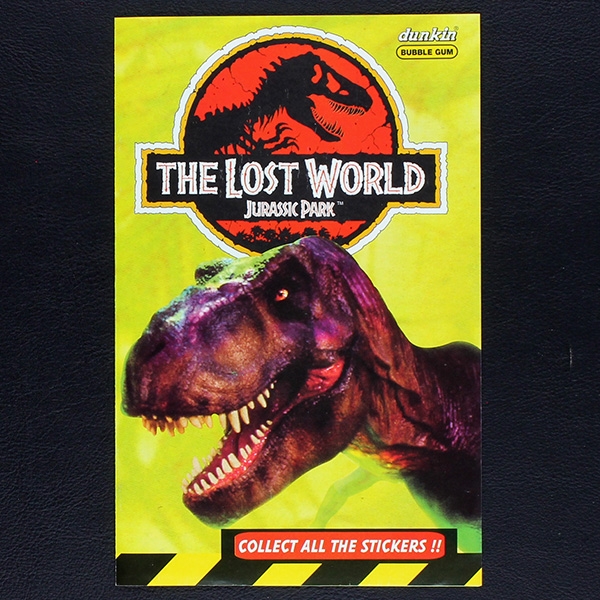 Jurassic Park dunkin Sticker Folder - Kaugummi Bilder