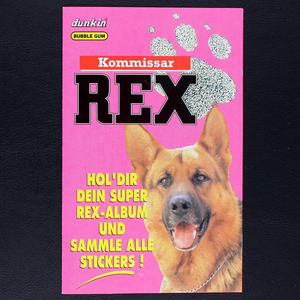 Kommisar Rex dunkin Sticker Folder - Kaugummi Bilder