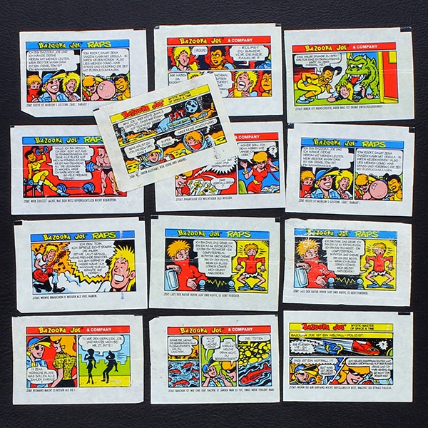 Bazooka Joe 13 chewing gum pictures - Bubble Gum