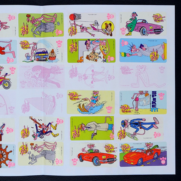 Pink Panther Joli sticker Folder - Bubble Gum