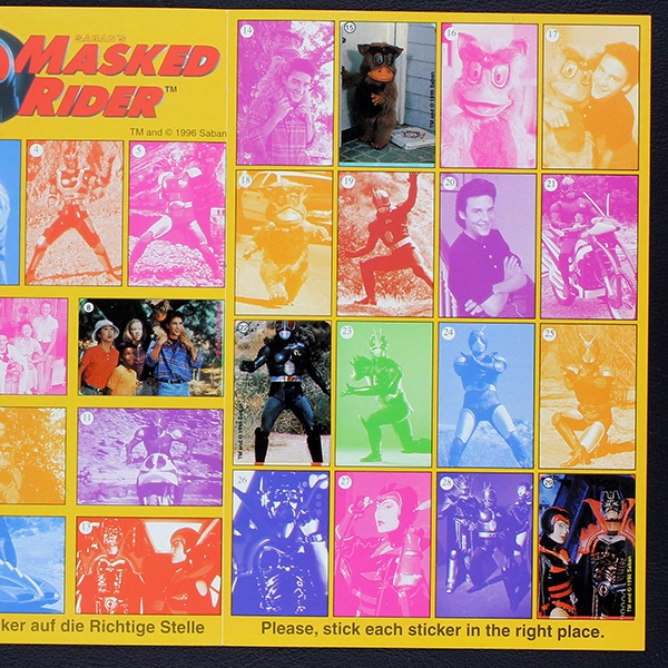 Masked Rider Vidal sticker Folder - Bubble Gum