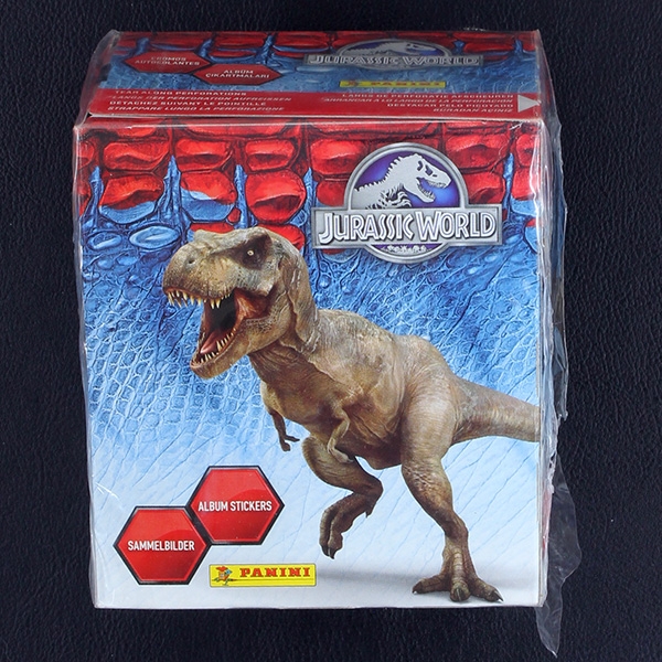 Jurassic World 2015 Panini Box mit 50 Sticker Tüten