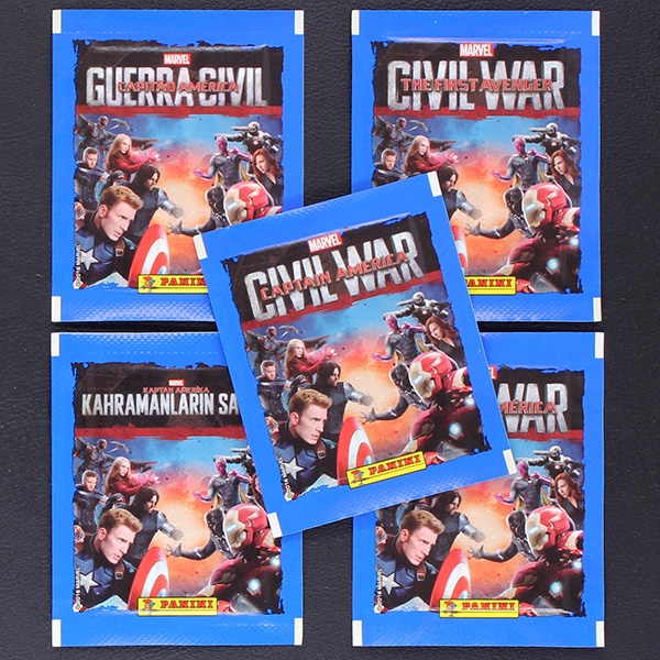 Civil War - Captain America Panini Sticker Tüte