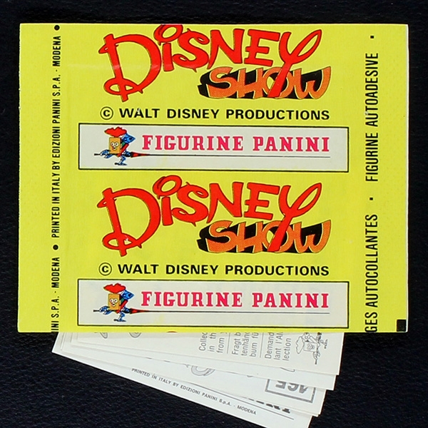 Disney Show 1985 Panini sticker bag - version Fox