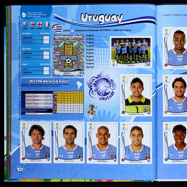 Brasil 2014 Panini Album komplett - Hardcover Version