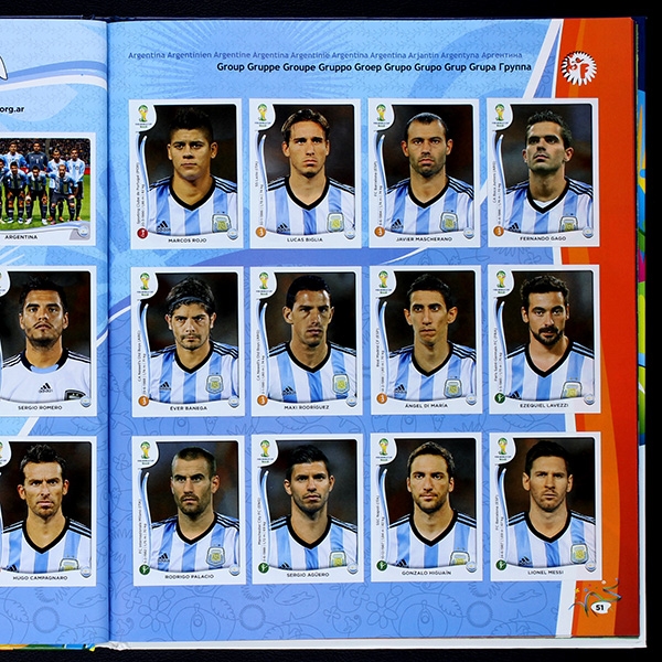 Brasil 2014 Panini Album komplett - Hardcover Version