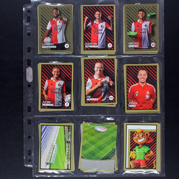 Feyenoord Rotterdam 2022 Panini Album komplett + Sticker Set