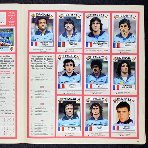 Espana 82 Panini Sticker Album komplett