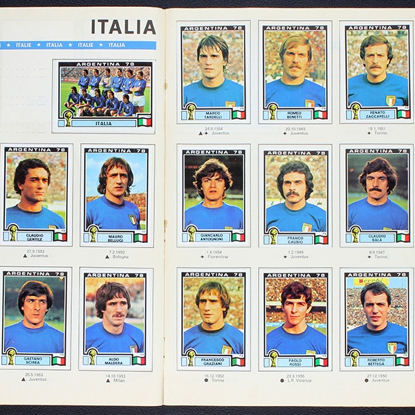 World Cup 78 Panini sticker album complete