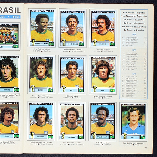 World Cup 78 Panini sticker album complete