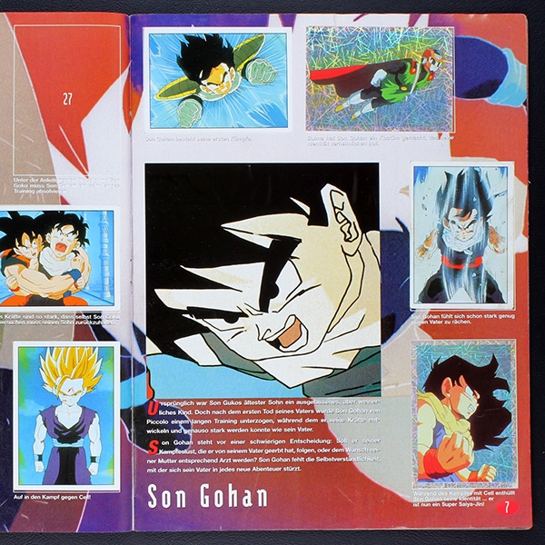 Dragon Ball Z Panini album with stickers -6