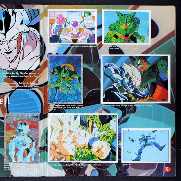 Dragon Ball Z Panini album with stickers -6