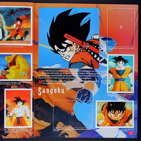 Dragon Ball Z Panini Sticker Album teilgefüllt - NL