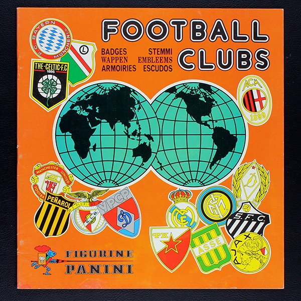 Football Clubs Panini Sticker Album