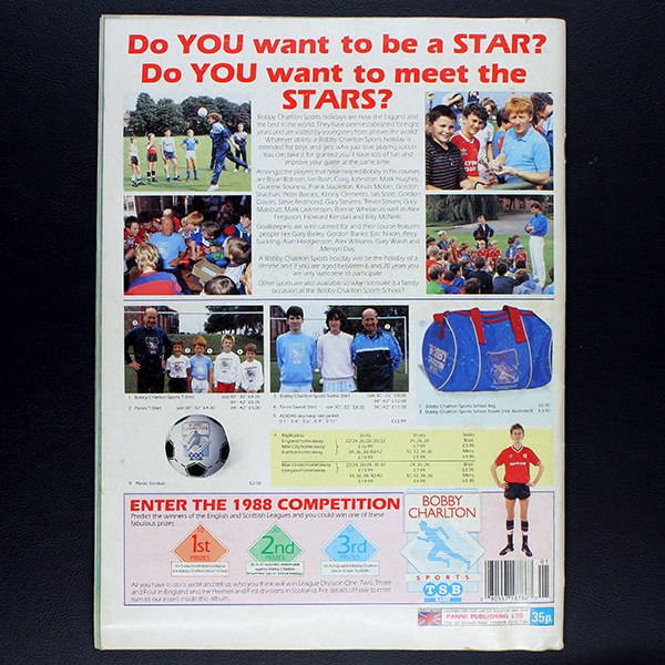 Football 88 Panini sticker album almost complete -4