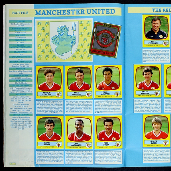 Football 88 Panini sticker album almost complete -4