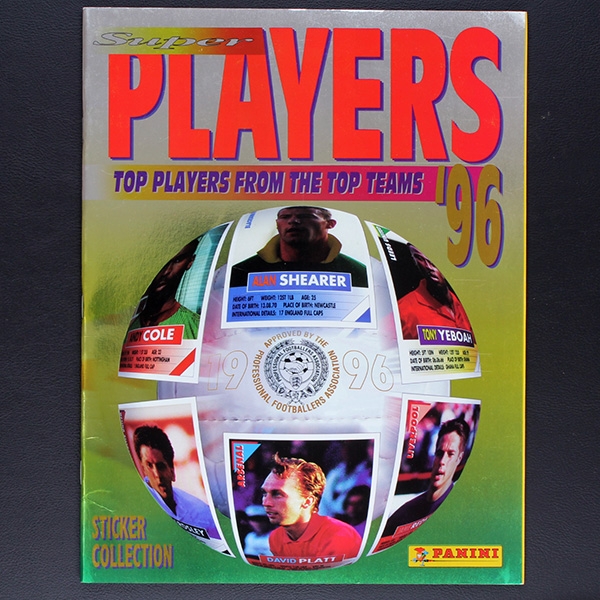 Super Players 96 Panini Sticker Album