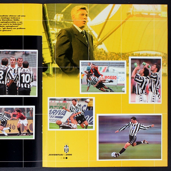 Juventus 2000 Panini sticker album complete