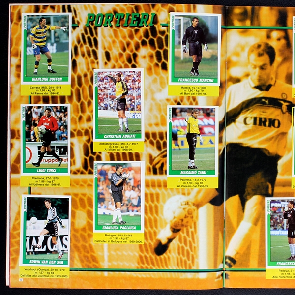 Super Calcio 2000 Panini Sticker Album komplett