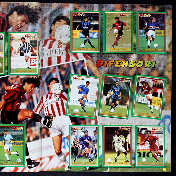 Super Calcio 1996 Panini Sticker Album komplett