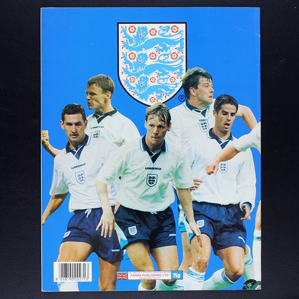 England 96 Panini Sticker Leeralbum