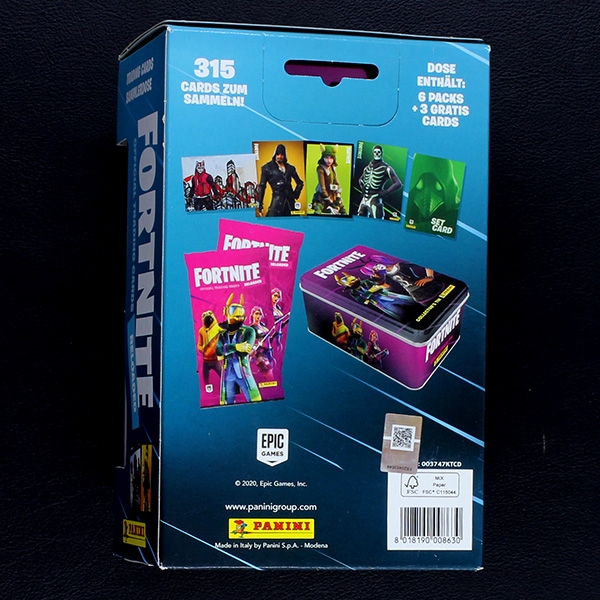 Fortnite Reloaded Panini Collector's Mega Tin Box