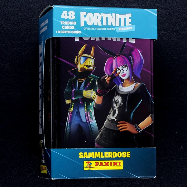 Fortnite Reloaded Panini Collector's Mega Tin Box