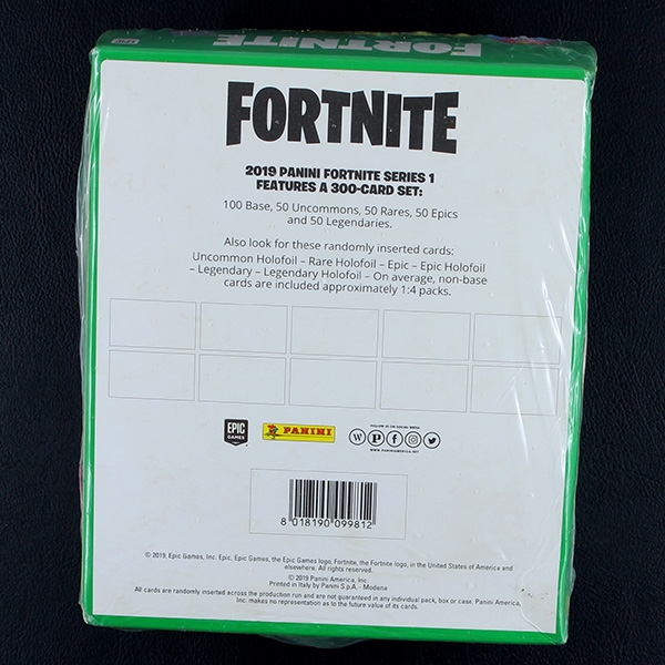 Fortnite Series 1 Panini Box mit 74 Cards