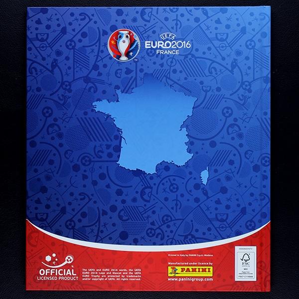 Euro 2016 Panini Sticker Leeralbum - Hardcover Version