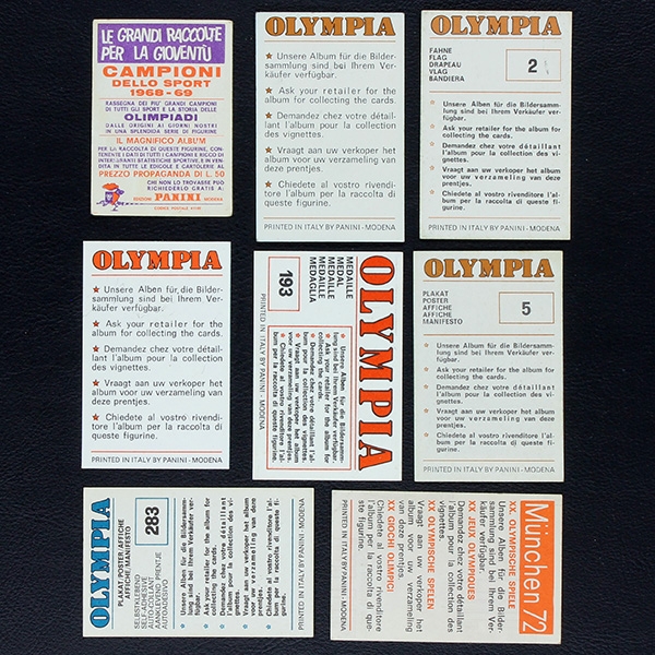 Olympia Panini 8 Sticker