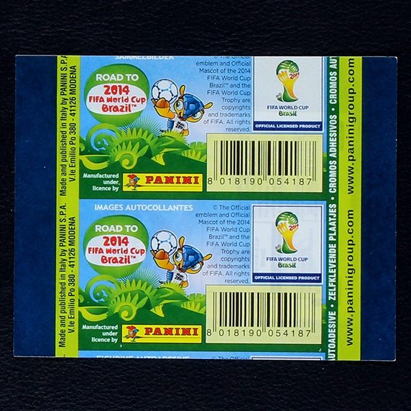 Road to Brasil 2014 Panini Sticker Tüte - Italia Version