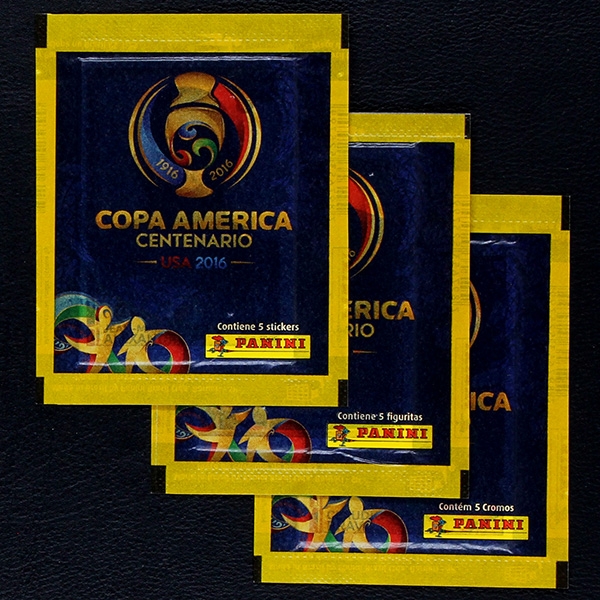 Copa America USA 2016 Panini Sticker Tüte - Brasil Version