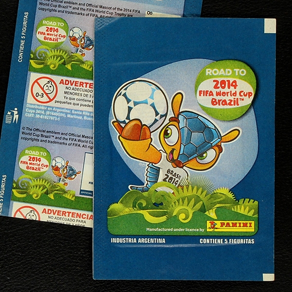 Road to Brasil 2014 Panini Sticker Tüte - Argentina Version